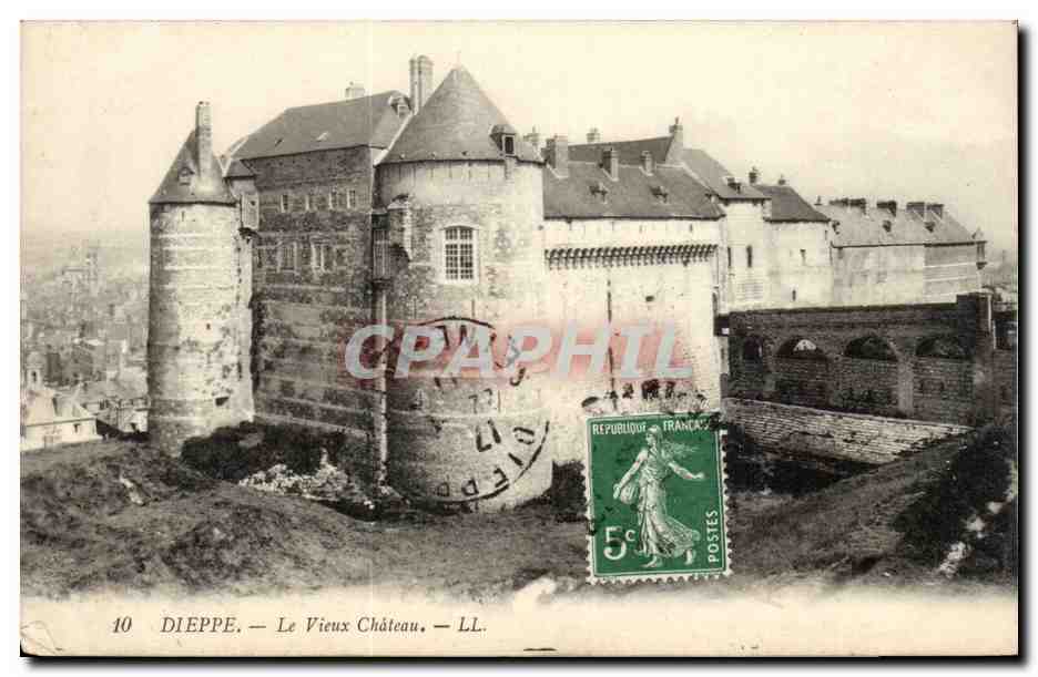 Dieppe - Le Vieux Chateau - CPA 