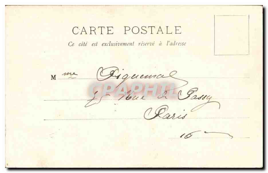 Le Treport - L'Hotel de Ville - CPA  — Rückseite