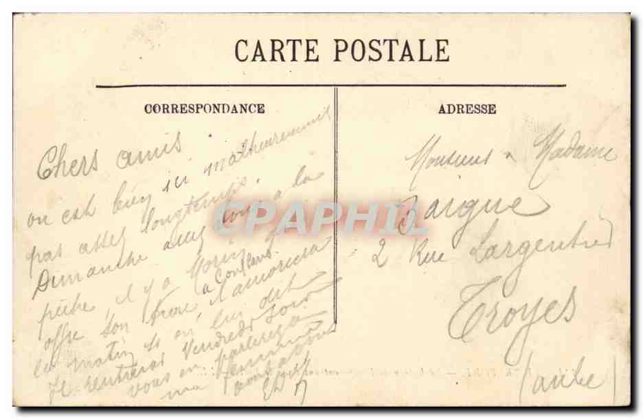 Le Treport - Le Bateau de Dieppe entrant dans le Port - CPA  — Verso