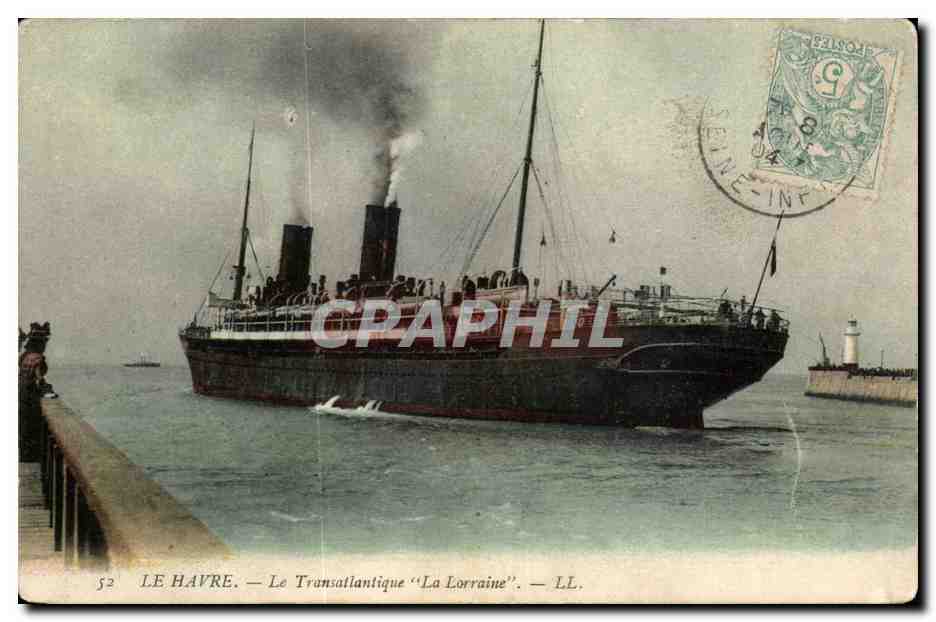 Le Havre - Paquebot La Lorraine - Steamer - - CPA 