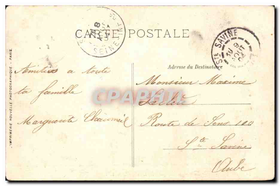 Le Havre - Paquebot La Lorraine - Steamer - - CPA  — Rückseite