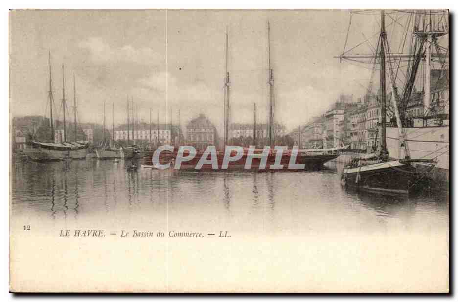 Le Havre - Le Bassin du Commerce - CPA 