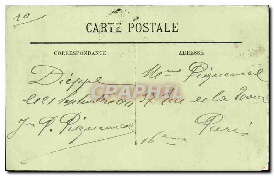 Le Havre - Le Pont tournant du Pollet - feuillet decolle - CPA  — Rückseite