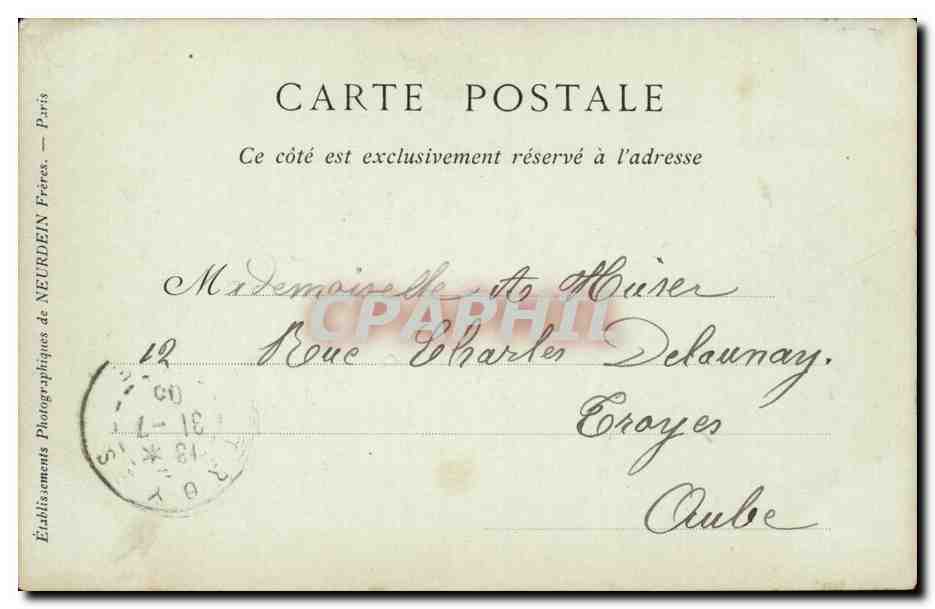 Le Havre - L'Entree du Port - CPA  — Rückseite