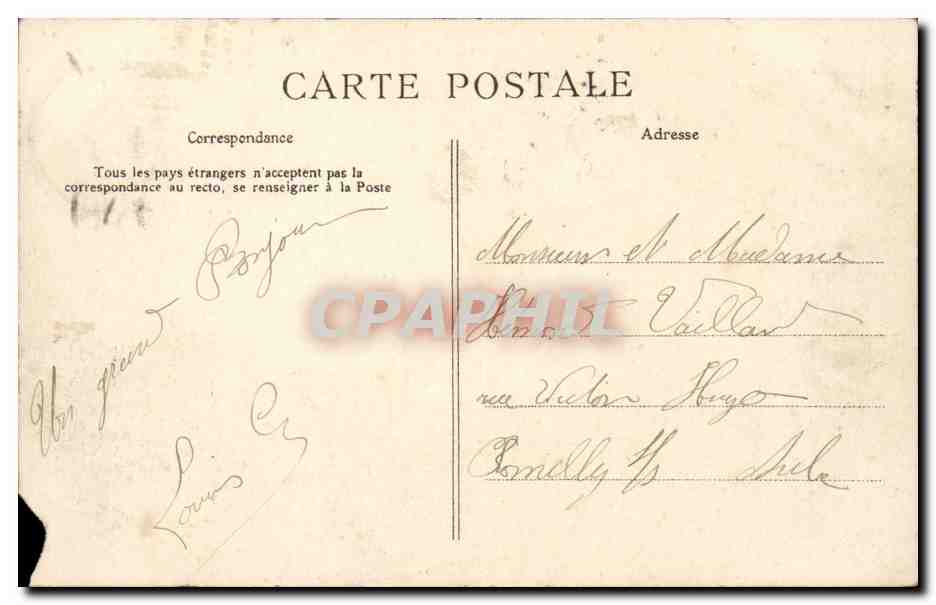 Le Havre - Le Steamer LA CHAmPAgNE - paquebot - CPA  — Rückseite