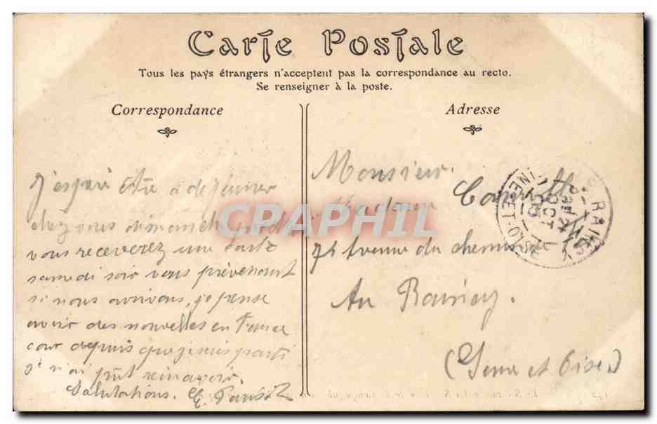 Le Havre - Le steamer LA SAvOIE - de la Cie Generale Transatlantique - steamer - Paquebot - CPA  — Rückseite