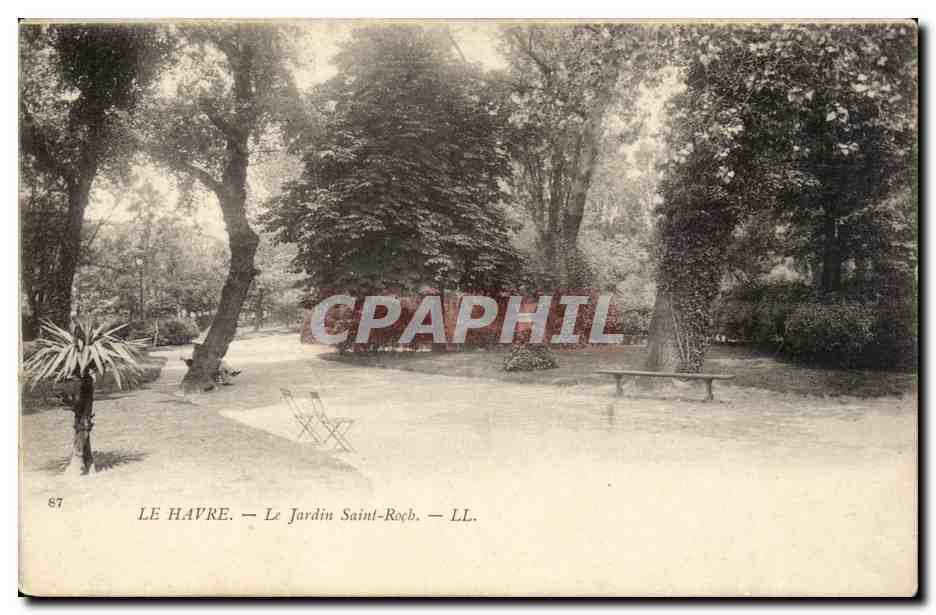 Le Havre - Le Jardin Saint Roch - CPA 