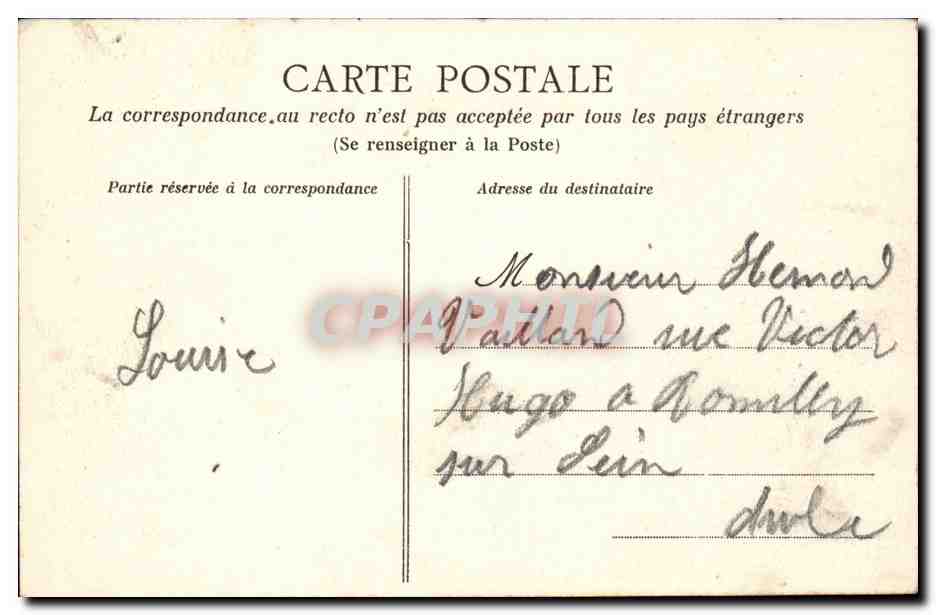 Le Havre - Le Sous Prefecture et le boulevard de Strasbourg - CPA  — Rückseite