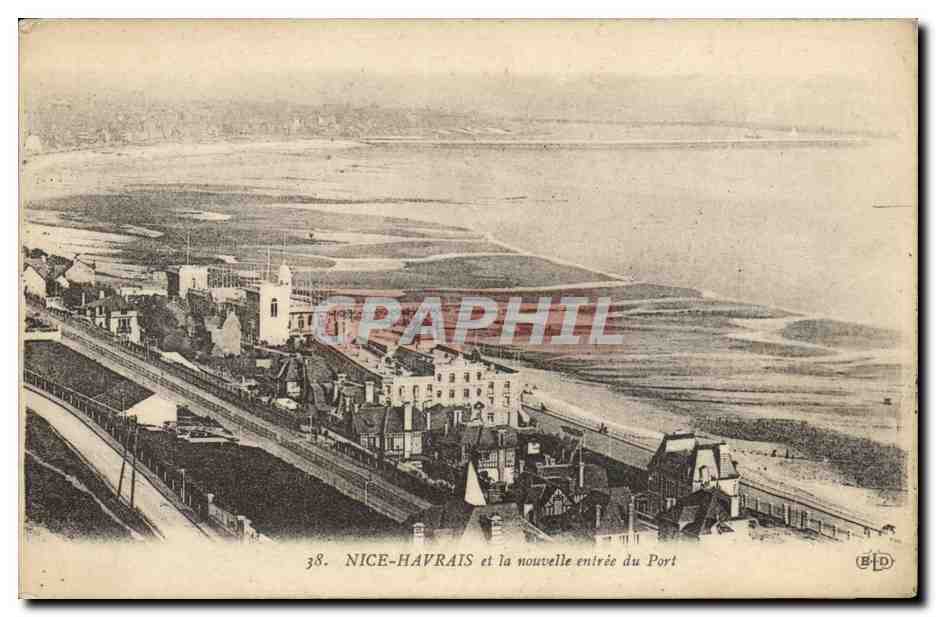 Nice Havrais - et la Nouvelle entree du Port - CPA 