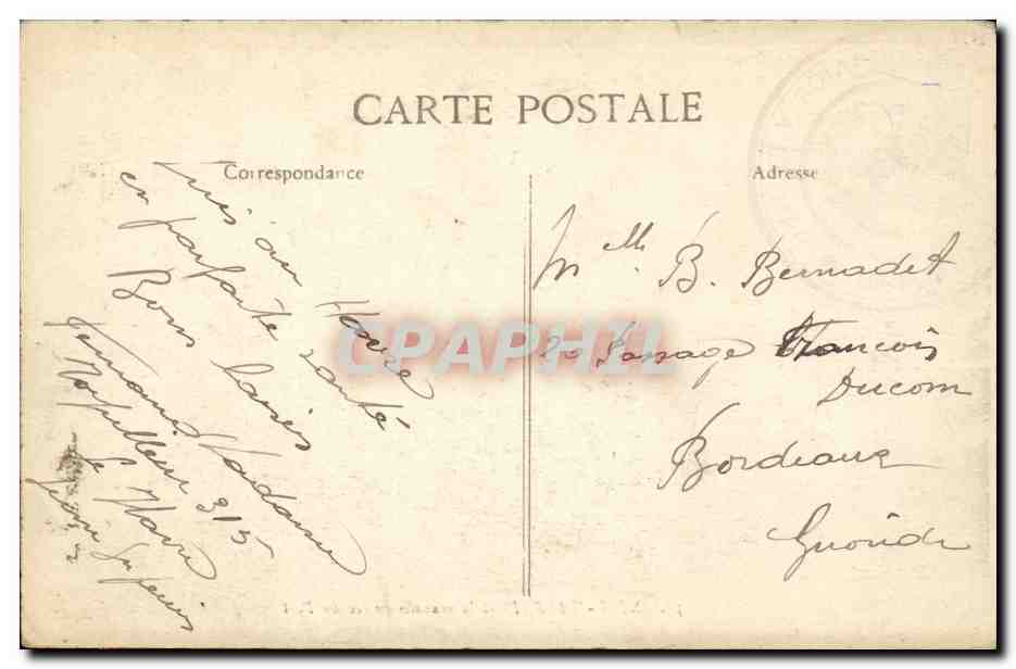 Nice Havrais - et la Nouvelle entree du Port - CPA  — Rückseite