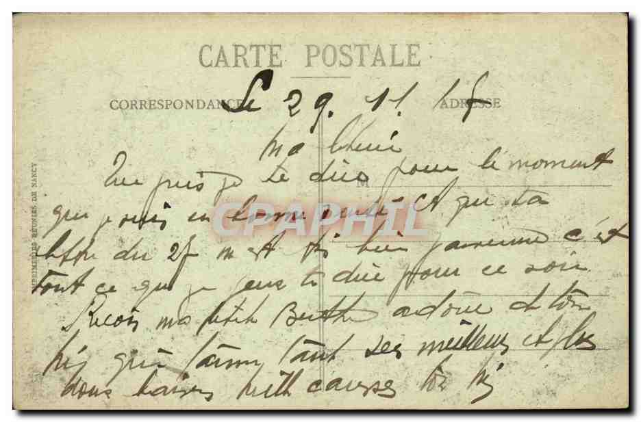Le Havre - La Heve Pointe de la Falaise - CPA  — Rückseite