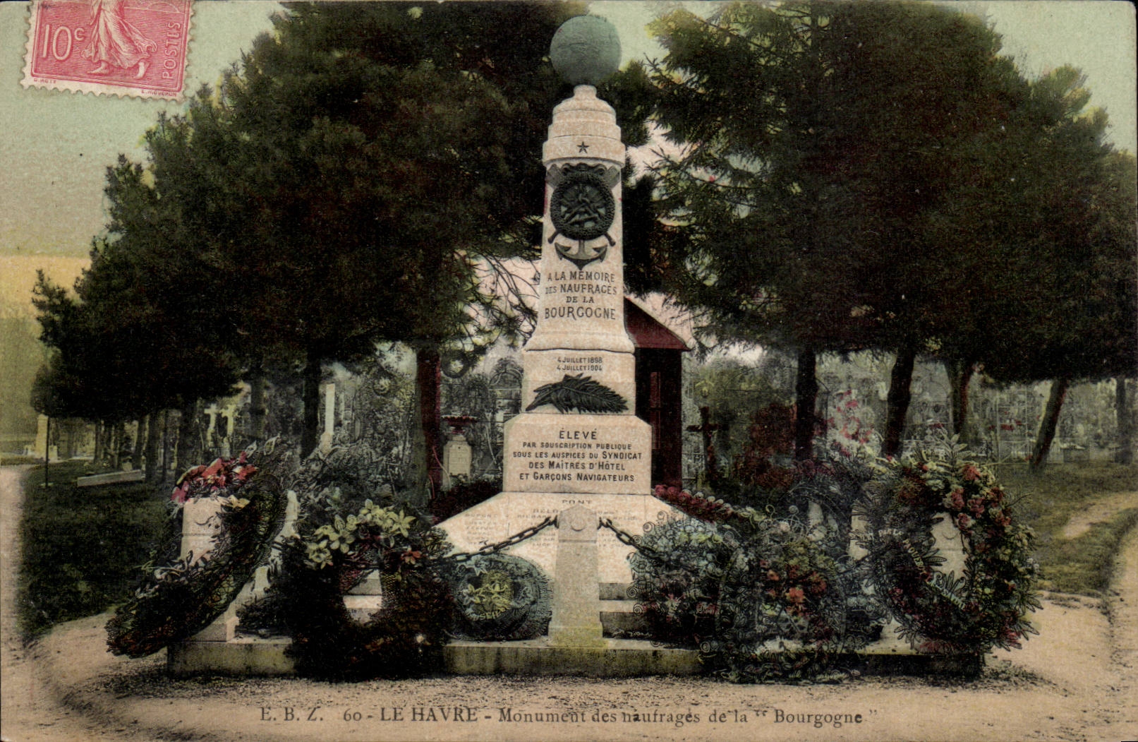 Le Havre - Monument de la Bourgogne - CPA 