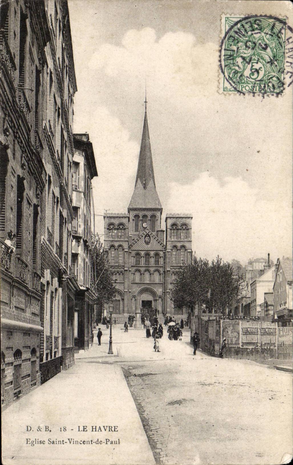 Le Havre - Eglise Saint Vincent de Paul - CPA 