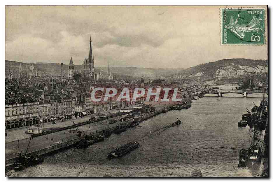 Rouen - Vue Generale - CPA 