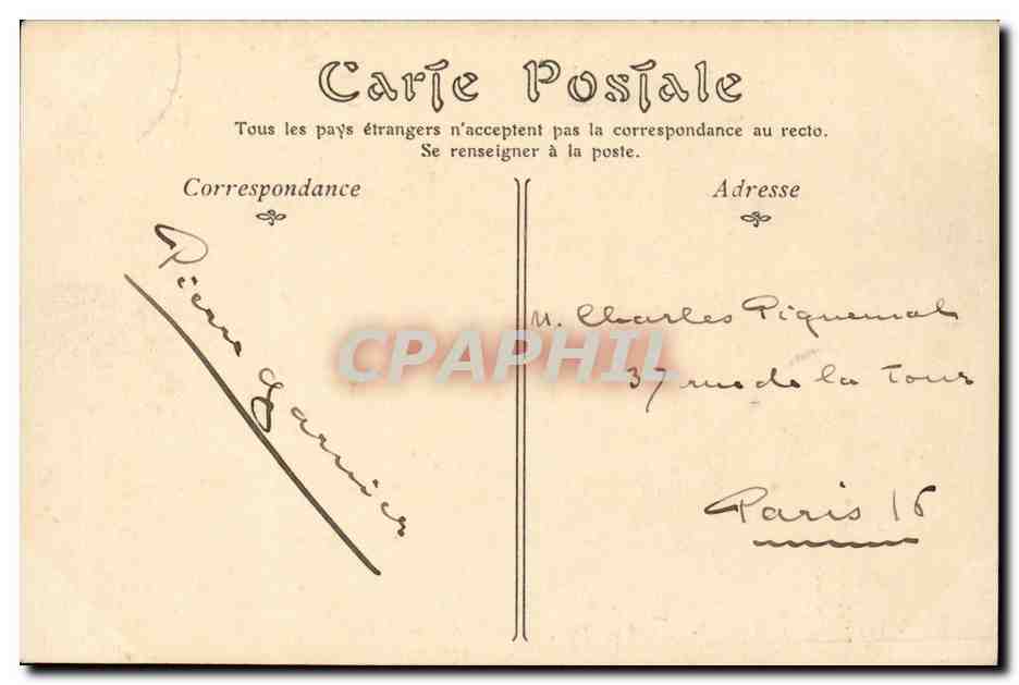 Rouen - Vue Generale - CPA  — Rückseite
