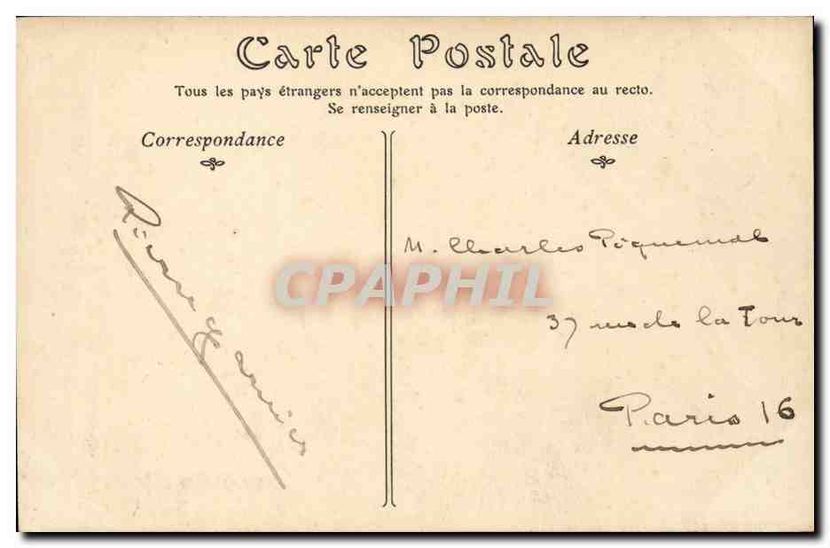 Rouen - Le Quai de la Bourse - CPA  — Verso