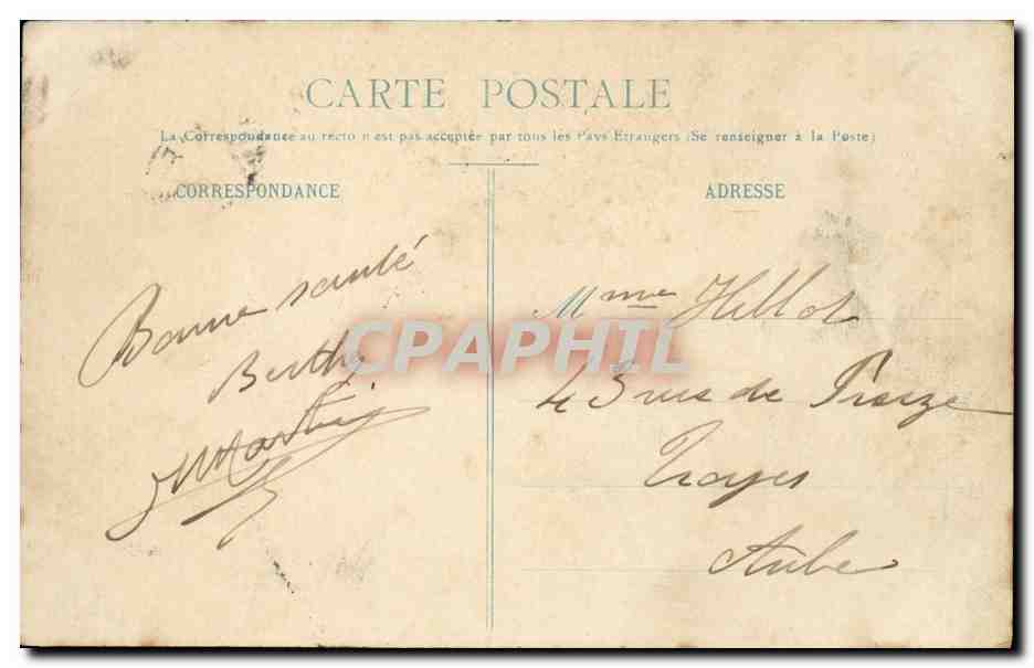 Rouen - Rue Jeanne d'Arc prise Place Verdrel - CPA  — Verso