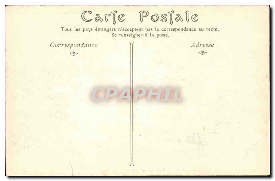 Rouen CPA le pont Corneille et la cathedrale — Verso