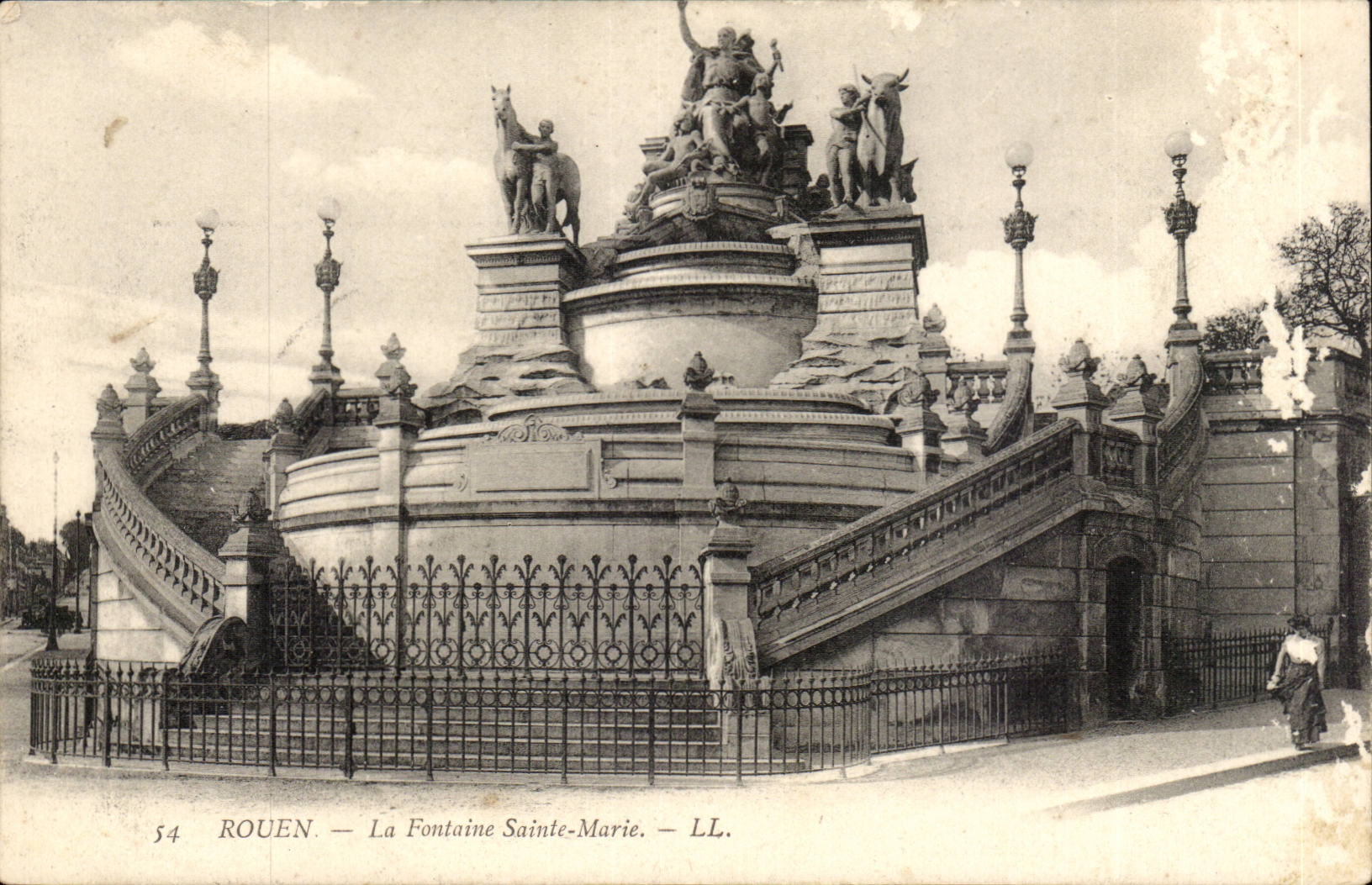 Rouen CPA La fontaine Sainte marie