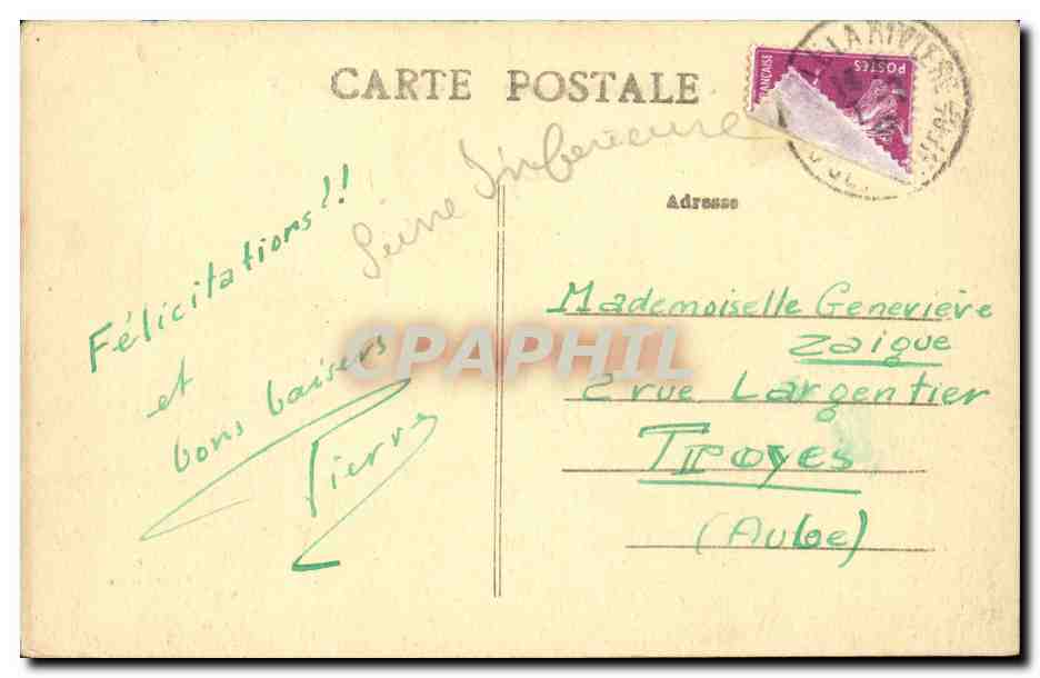 Crasville la Roquefort CPA Le chateau annee 1442 — Rückseite