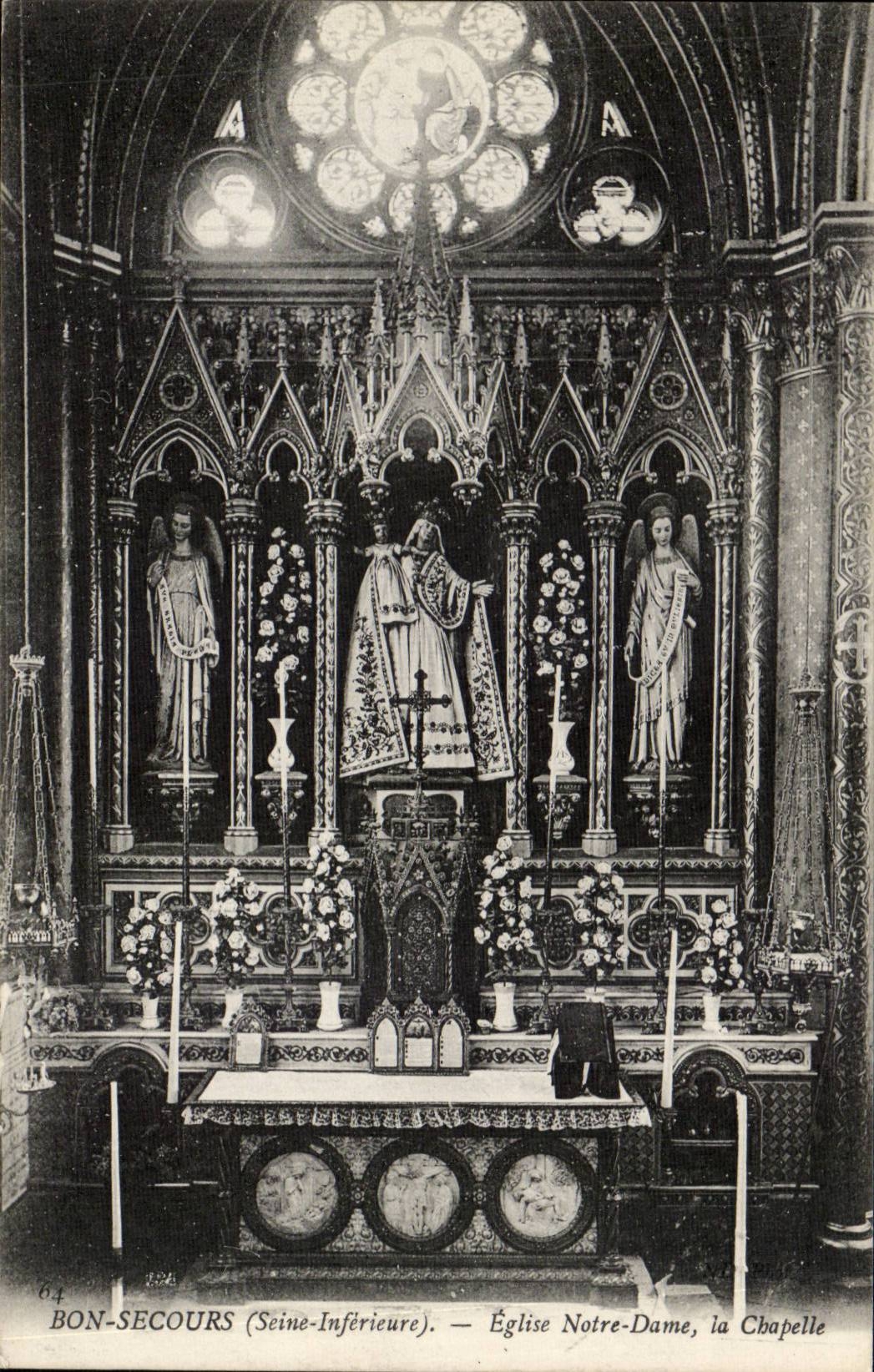 Bonsecours CPA Eglise Notre Dame La chapelle