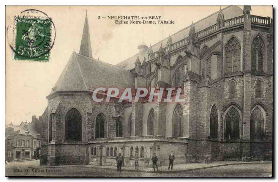CPA Neufchatel en Bray Eglise Notre DAme l'abside