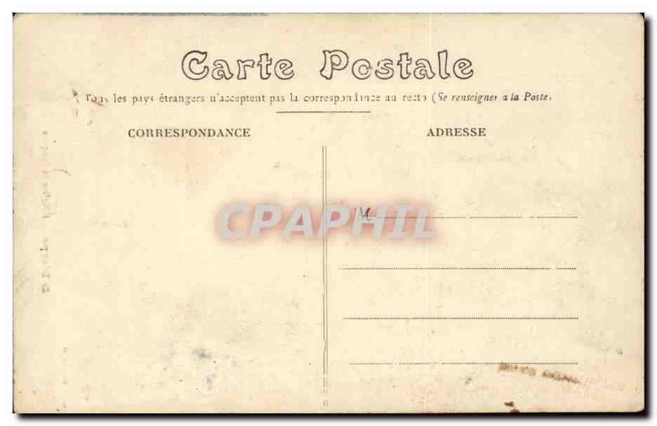 Dieppe CPA L'eglise Saint Jacques — Rückseite