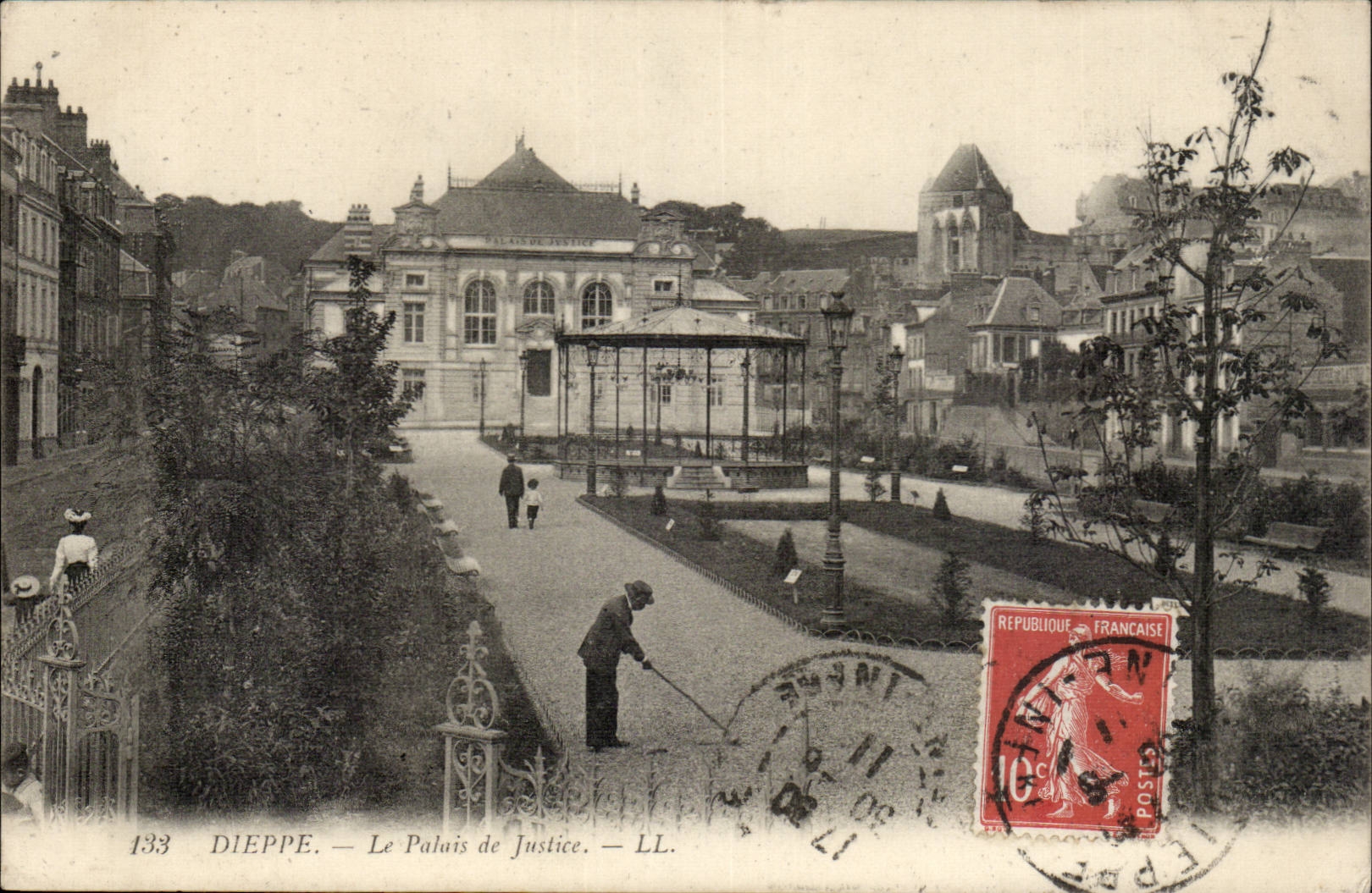 Dieppe CPA Le palais de justice 