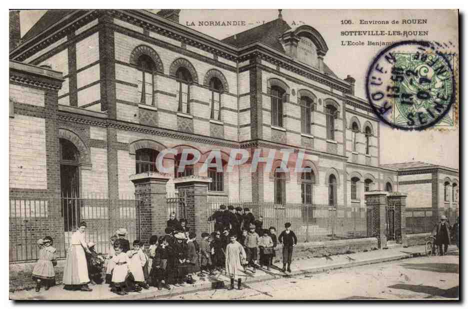 Environs de Rouen CPA Sotteville les Rouen L'ecole normale
