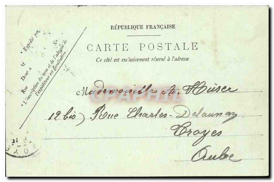 Sainte Adresse CPA Le pain de sucre — Rückseite