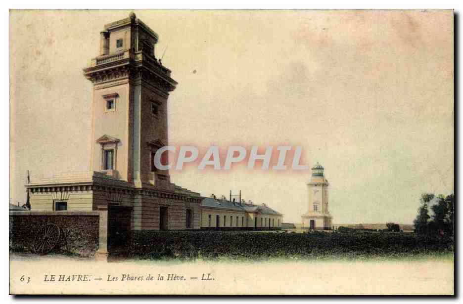 le Havre CPA Les phares de la Heve (ligththouse)