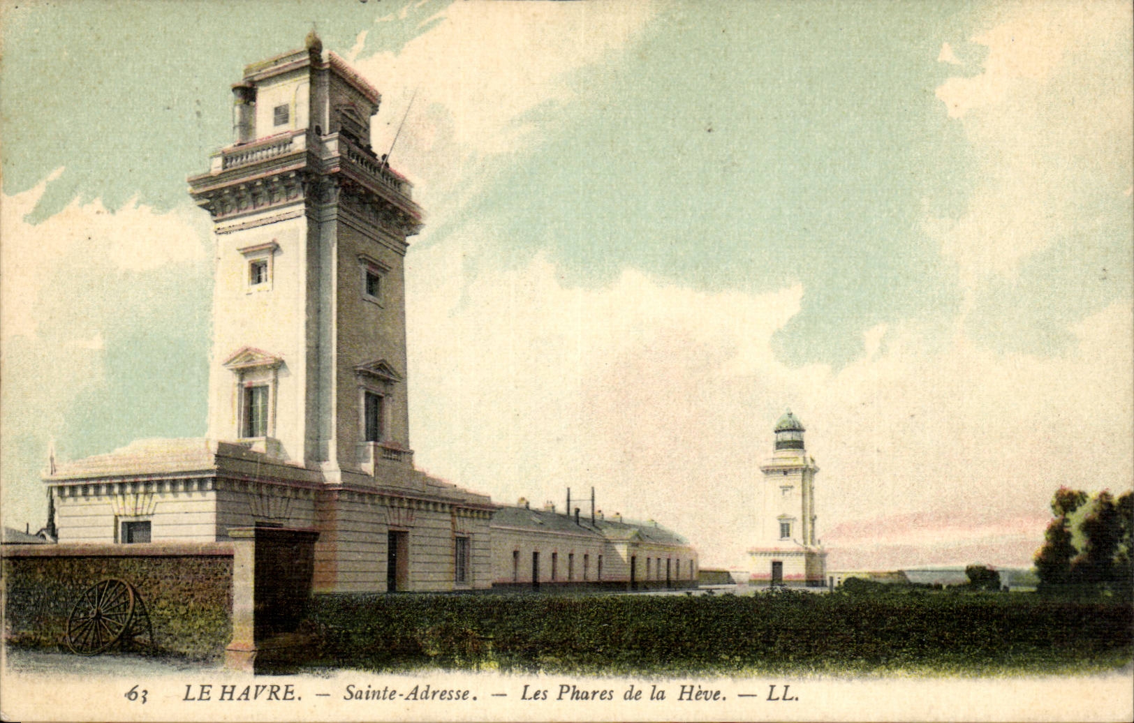 Le Havre CPa Sainte Adresse les phares de la Heve (lighthouse)