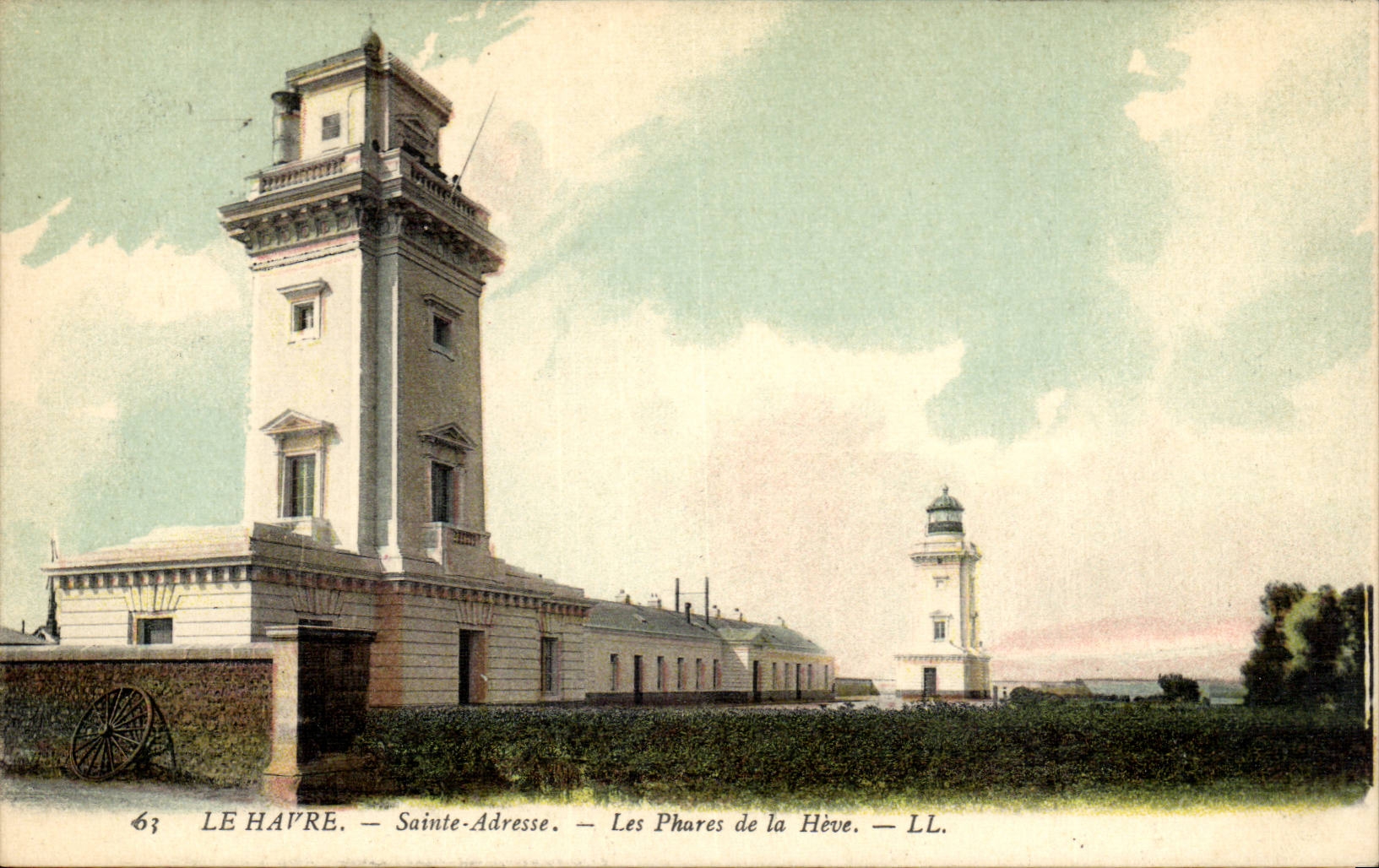 Le Havre CPa Sainte Adresse les phares de la Heve (lighthouse)