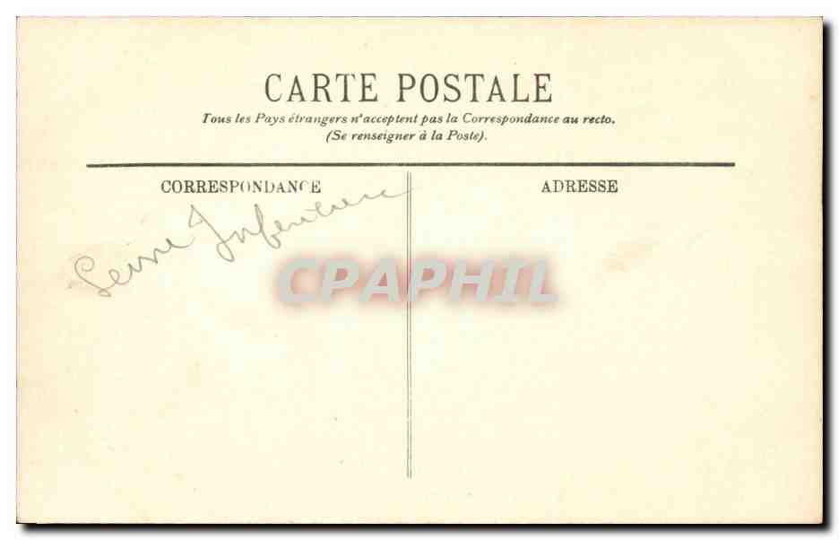 Le Havre CPa Sainte Adresse les phares de la Heve (lighthouse) — Rückseite