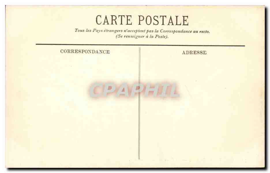 Le Havre CPA Le pain de sucre — Rückseite