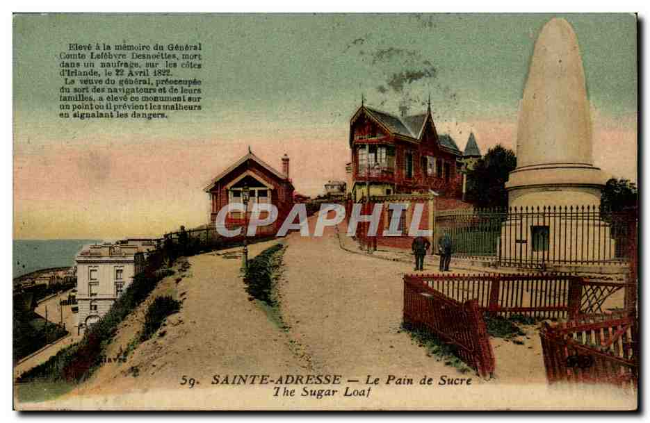 Le Havre Sainte Adresse CPA Le pain de sucre