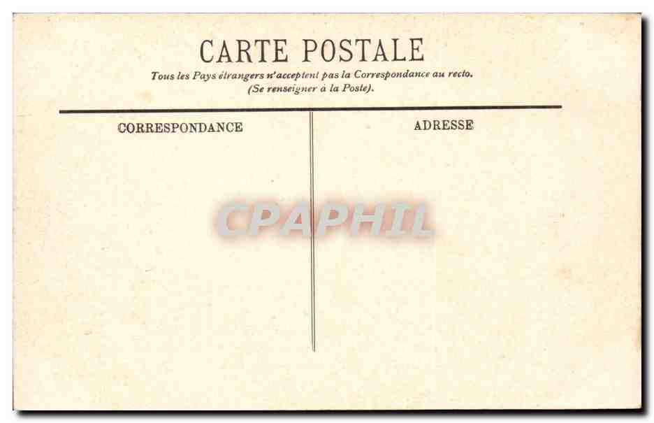 Le Havre Sainte Adresse CPA Notre Dame des flots et la ville — Rückseite