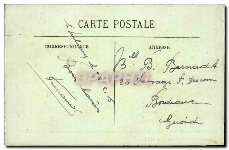 Dieppe CPA la jetee (phare lighthouse) — Verso