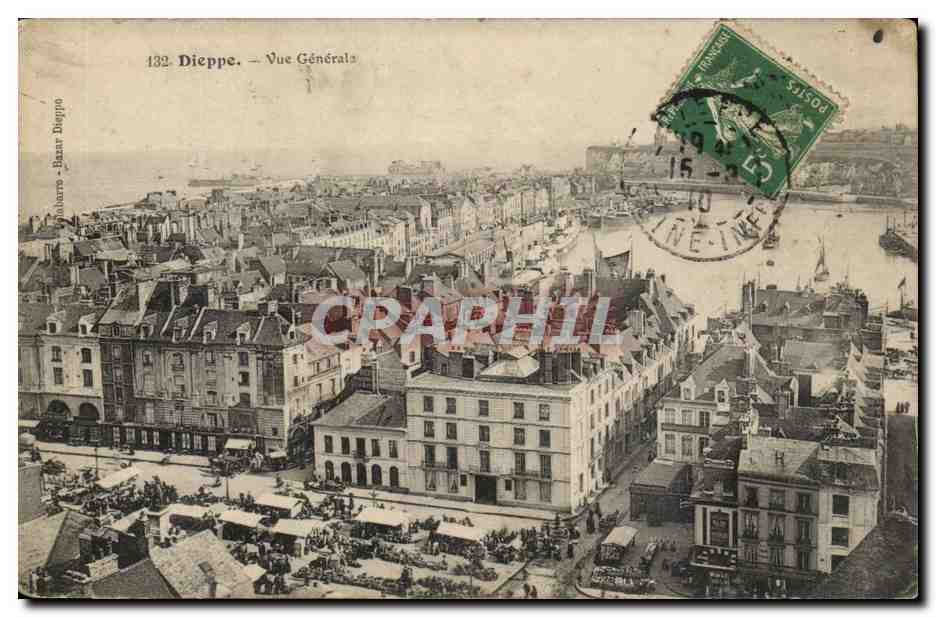 Dieppe CPA Vue generale