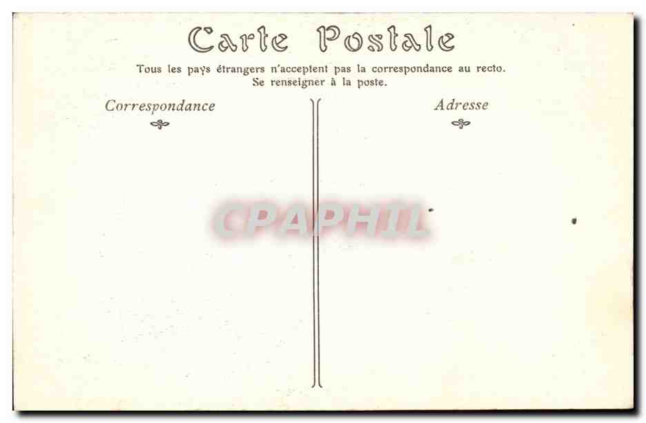 Rouen CPA Tour du chateau de Philippe auguste Salle ou Jeanne d'arc fut emprisonnee pendant un mois — Verso
