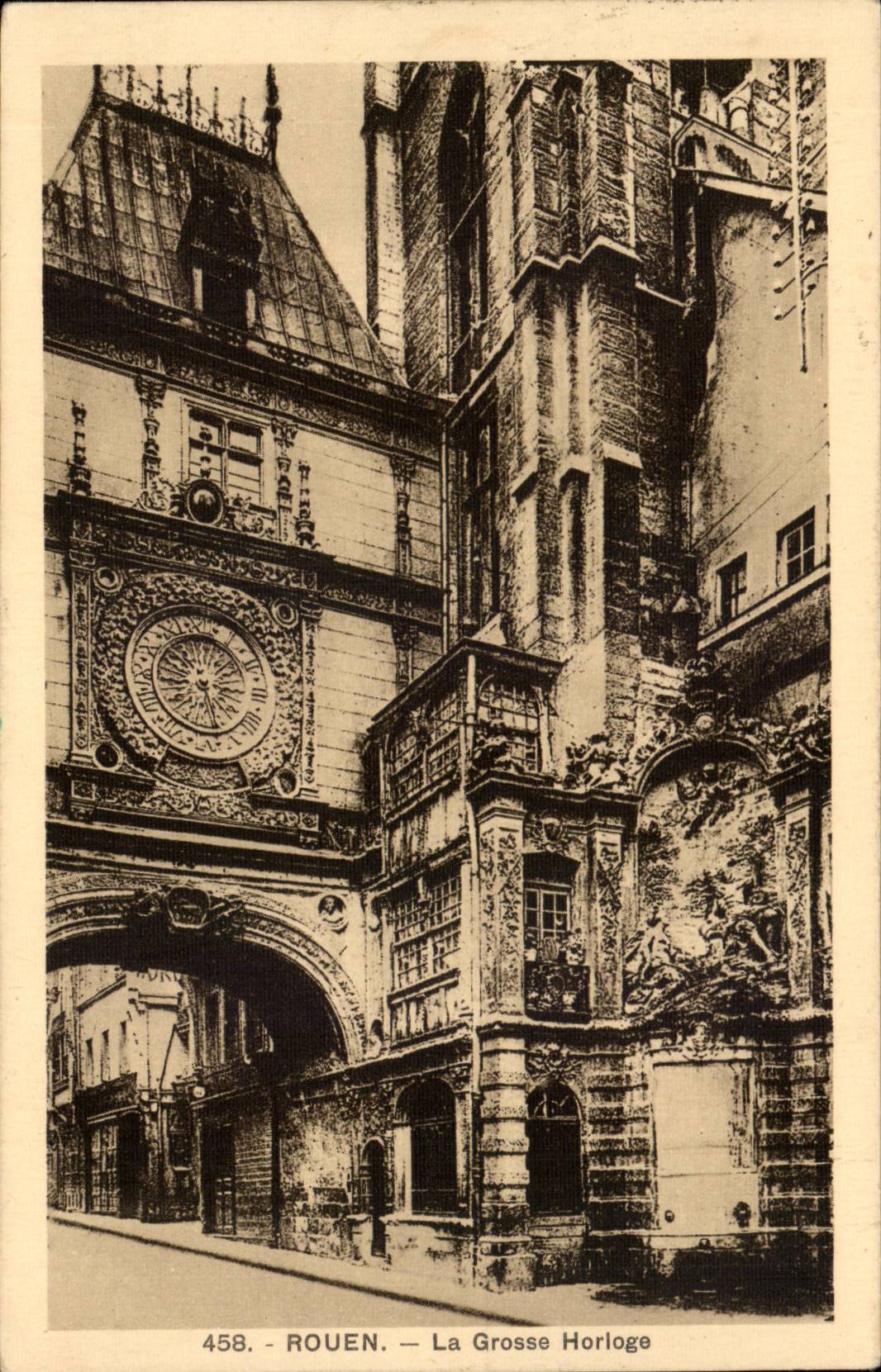 Rouen CPA la grosse horloge