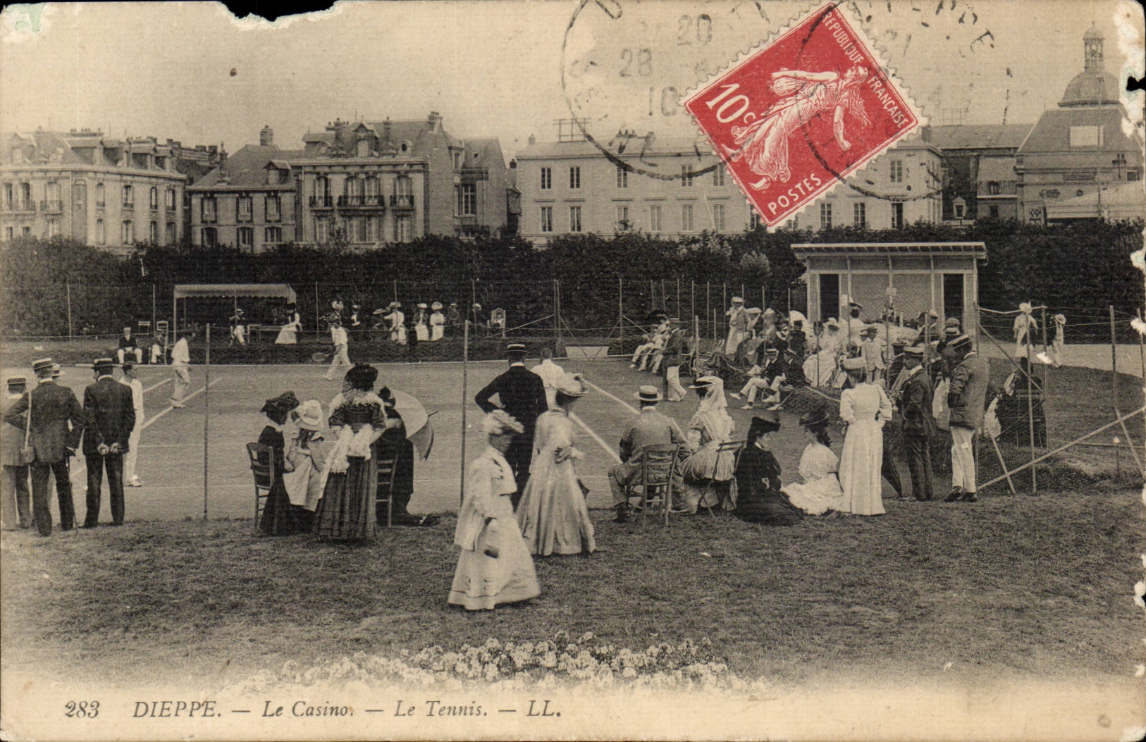 Dieppe CPA le jeu de tennis du casino