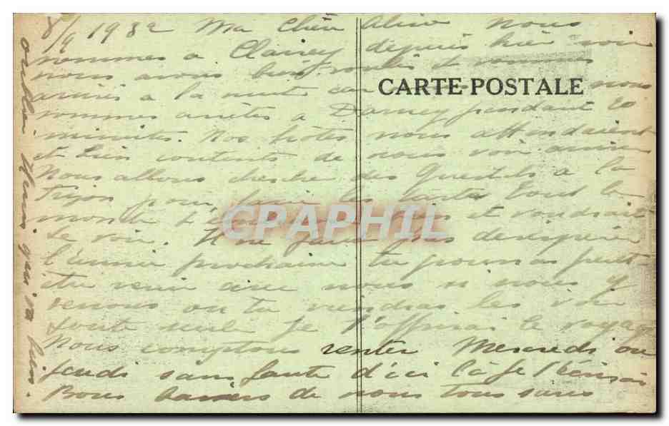 Dieppe CPA Grand pont tournant du Pollet — Verso