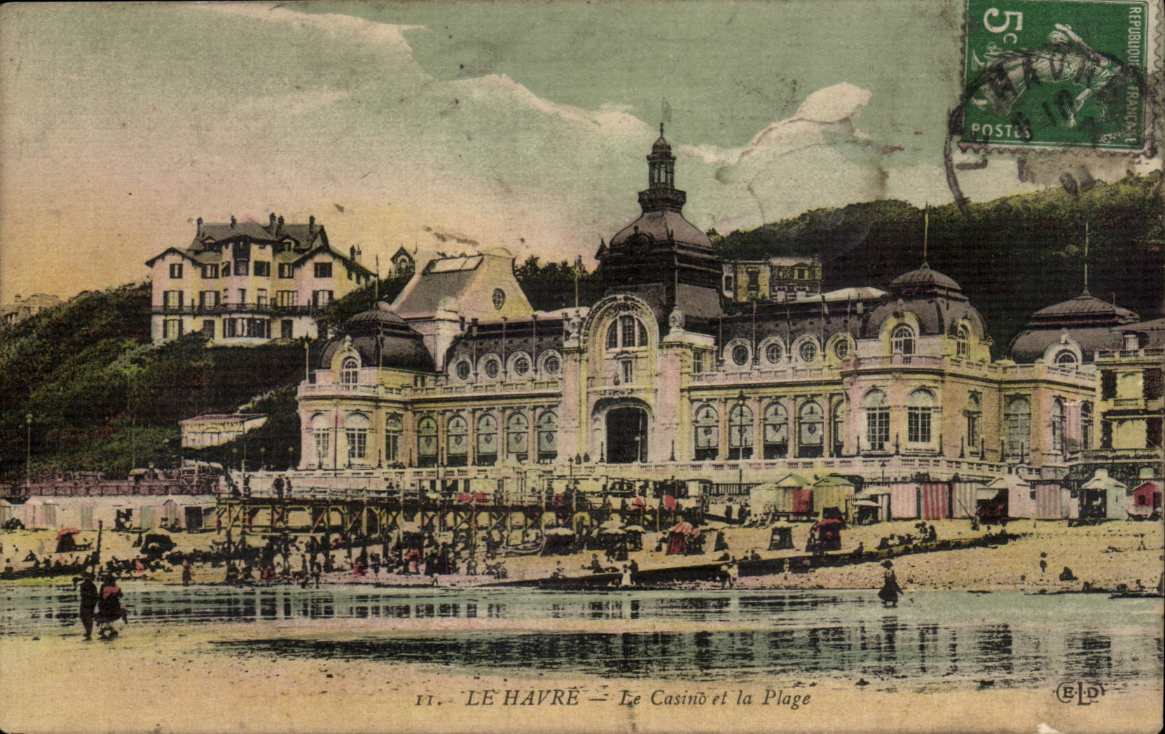Le Havre CPA le casino et la plage