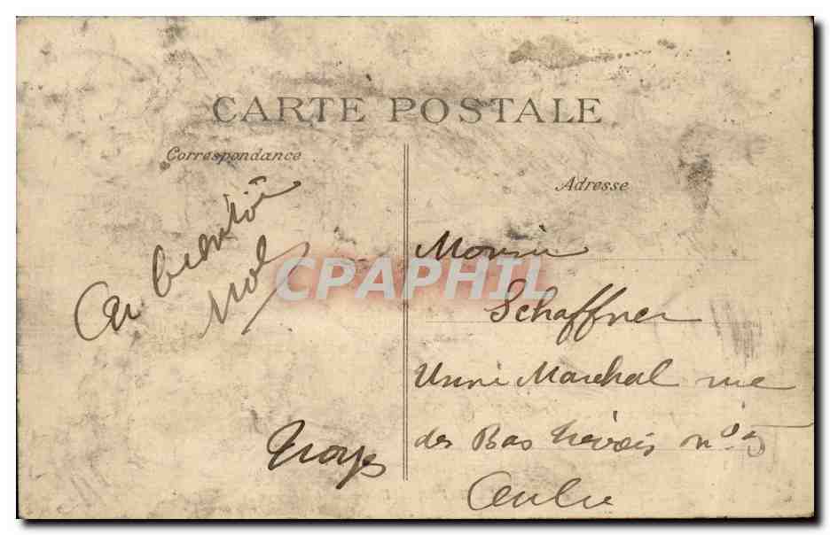 Le Havre CPA le casino et la plage — Rückseite