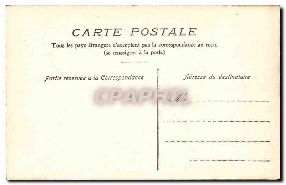 Le Havre CPA Palais de justice — Rückseite