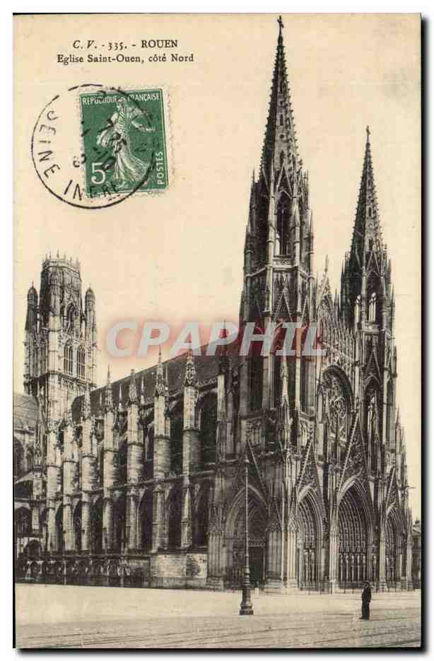 CPA Cathedrale de Rouen Eglise saint ouen 