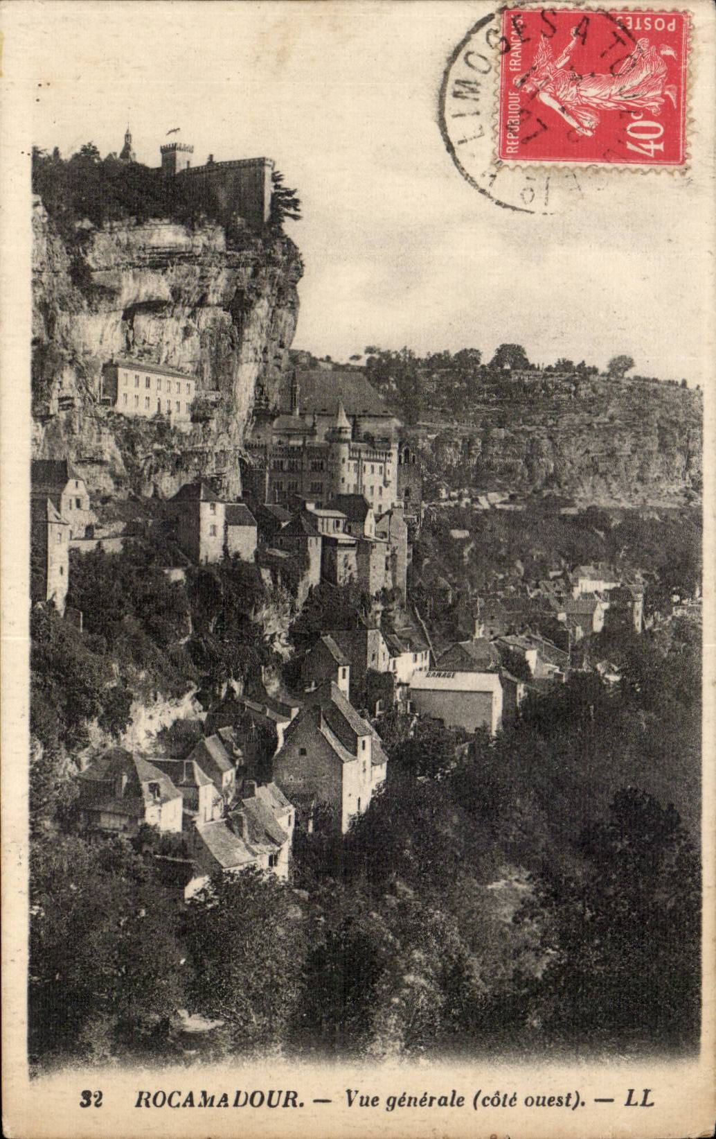 Rocamadour — Vue générale (côté ouest) — LL