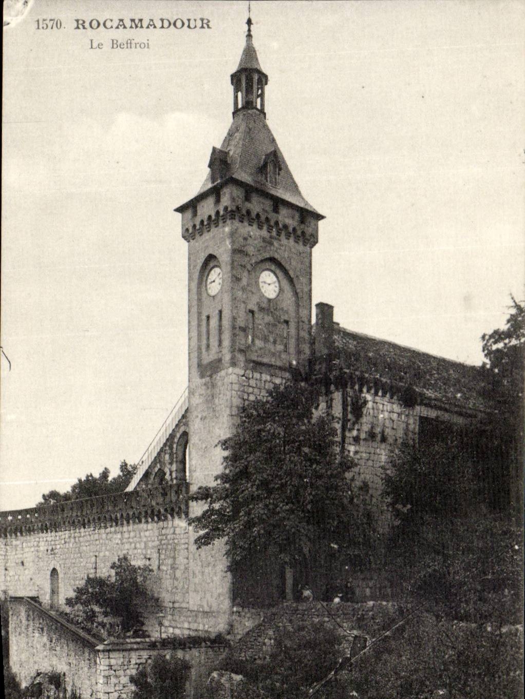 Rocamadour CPA Le beffroi