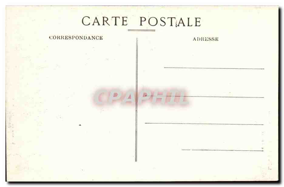 Rocamadour CPA Le beffroi — Rückseite